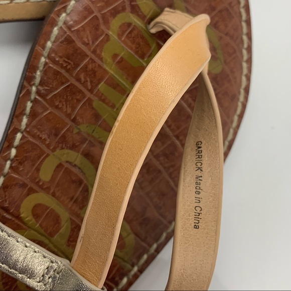 Sam Edelman Garrick Ankle Strap Thong Sandals 7.5 - Picture 6 of 8